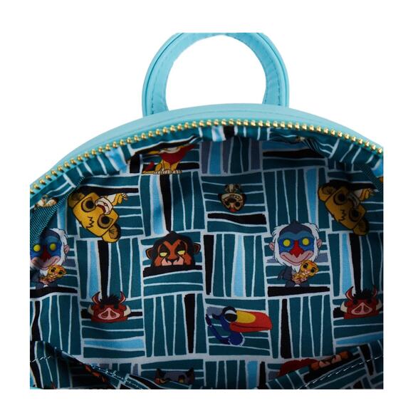 DISNEY Funko Pop Loungefly Lion King Pride Rock Backpack + NWT Zip Around Wallet - Picture 6 of 9